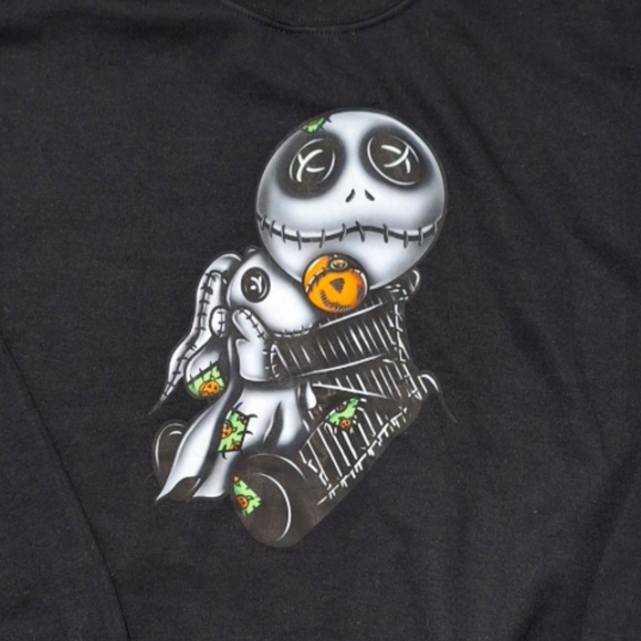 Skeleton Ragdoll Crewneck Sweater - Picture 2 of 2